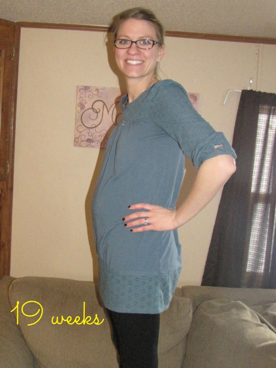 almost half way there! but, oh course, the baby will get still get about 14 times bigger! sure hope I don't!